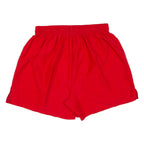 REEBOK Mens Sports Shorts Red Relaxed XL W32