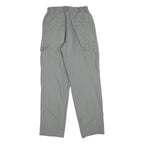 COLUMBIA Mens Cotton Blend Grey Regular Cargo Trousers W26 L32 Zip Closure