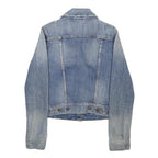 LEVI'S Womens Blue Denim Jacket XS Cotton Button Closure Classic Fit Casual