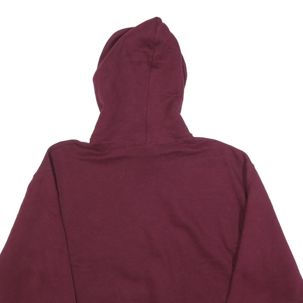 RUSSELL ATHLETIC Mens Maroon Centennial Lax Patriots Hoodie M Cotton Blend