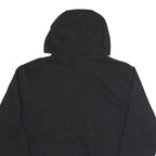 NIKE Mens Black Basketball Logo Pullover Hoodie L Cotton Blend Casual Sportswear