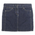 ANN TAYLOR Womens Blue Denim Mini Skirt Cotton Blend Size L Casual Stylish
