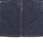 ANN TAYLOR Womens Blue Denim Mini Skirt Cotton Blend Size L Casual Stylish