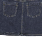 ANN TAYLOR Womens Blue Denim Mini Skirt Cotton Blend Size L Casual Stylish