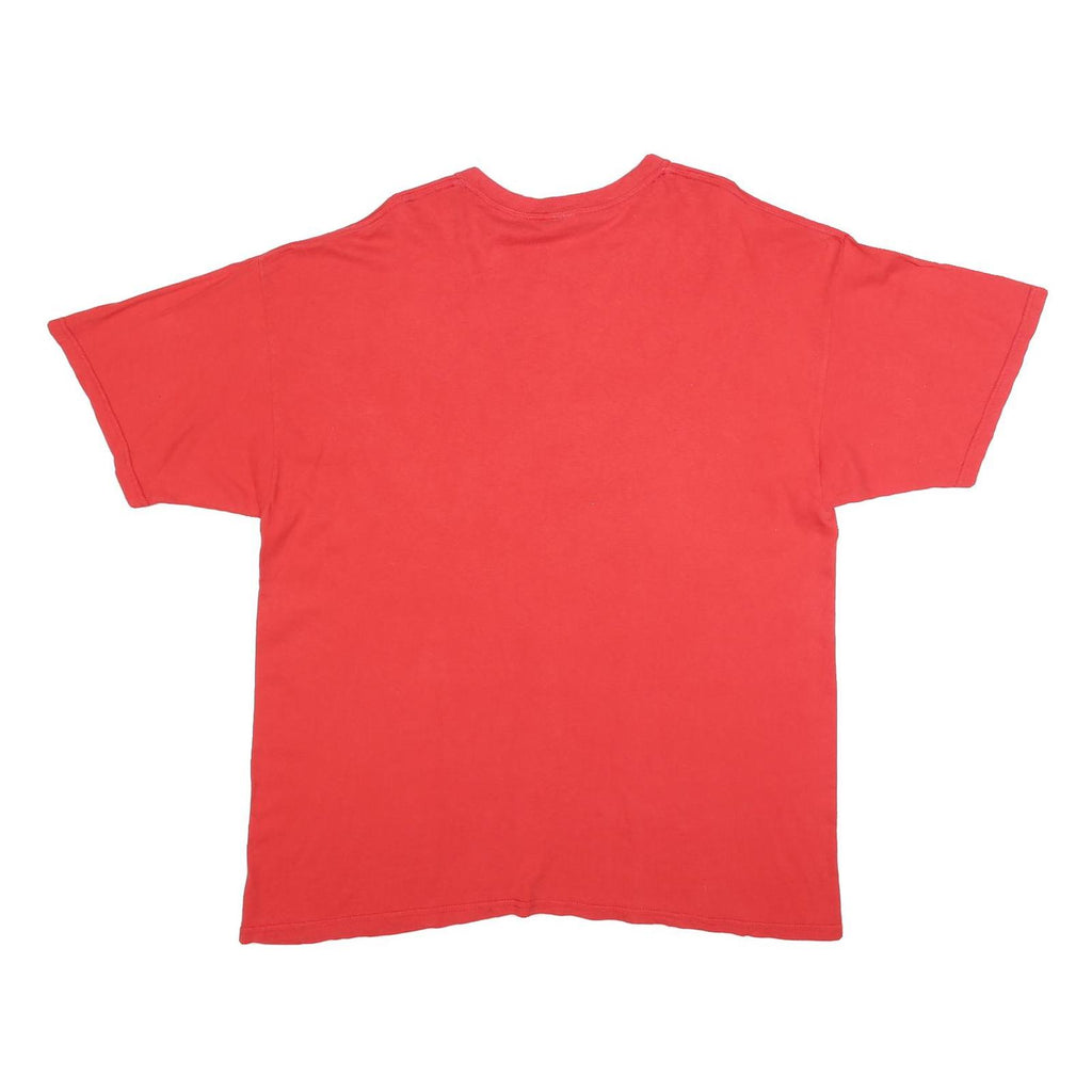 GILDAN Mens Red Indiana Wesleyan Basketball Graphic T-Shirt XL Short Sleeve Crew