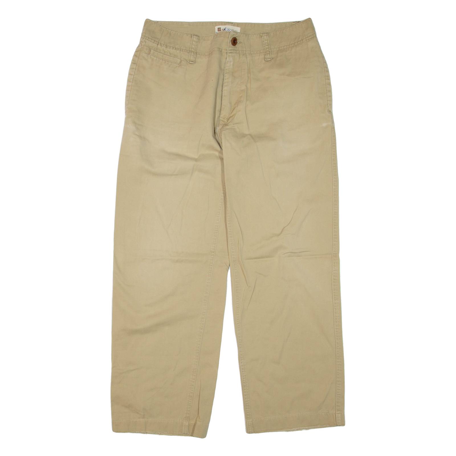 GAP Chino Womens Trousers Beige Regular Straight W32 L29