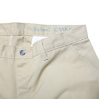DICKIES Mens Beige Regular Straight Twill Polyester Blend Trousers W34 L30