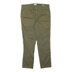 LEVI'S Mens Cotton Blend Olive Slim Tapered Trousers W32 L26 Casual Comfortable