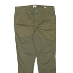 LEVI'S Mens Cotton Blend Olive Slim Tapered Trousers W32 L26 Casual Comfortable
