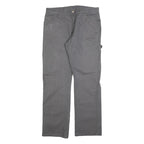 DICKIES Mens Regular Fit Straight Leg Denim Grey W33 L32 Workwear Cargo Jeans