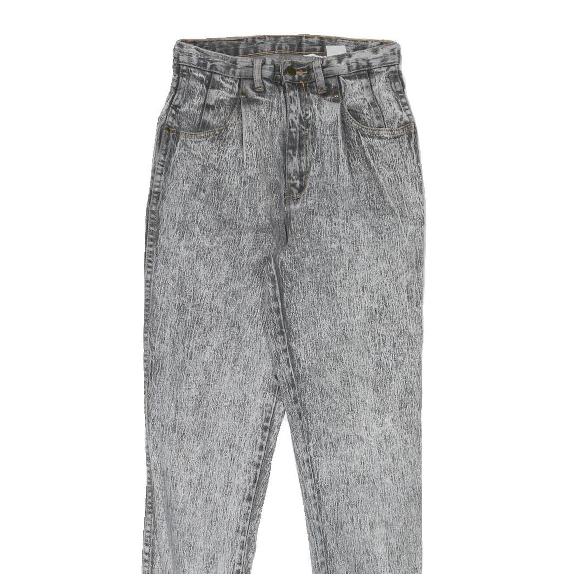 NIX NIX NIX Womens Slim Grey Denim Light Jeans W25 L30 Cotton Blend Zip