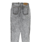 NIX NIX NIX Womens Slim Grey Denim Light Jeans W25 L30 Cotton Blend Zip