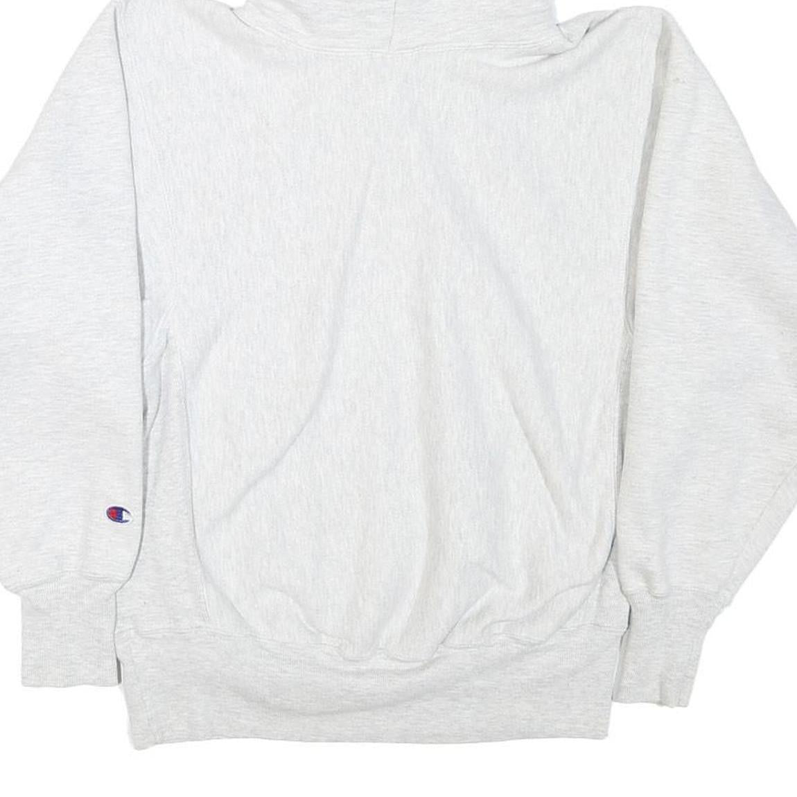 CHAMPION Mens Grey Seattle Pacific University Pullover Hoodie S Cotton Blend