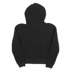 TOMMY JEANS Womens Black Hoodie XS Polyester Blend Casual Warm Hooded Sweatshirt