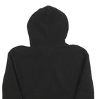 TOMMY JEANS Womens Black Hoodie XS Polyester Blend Casual Warm Hooded Sweatshirt