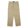 TOMMY HILFIGER Mens Cotton Blend Beige Regular Fit Straight Leg Trousers W28 L27