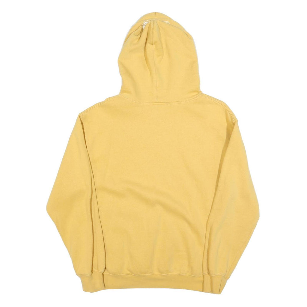 DISNEY Mens Yellow Hooded Pullover S Disneyland Resort 1955 Cotton Blend