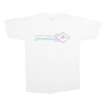 MILLER Mens White Alpha Omega Gymnastics Graphic T-Shirt L Short Sleeve Crew