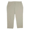 SCHOFFEL Womens Relaxed Beige Nylon Trousers W38 L28 Outdoor Leisure Zip
