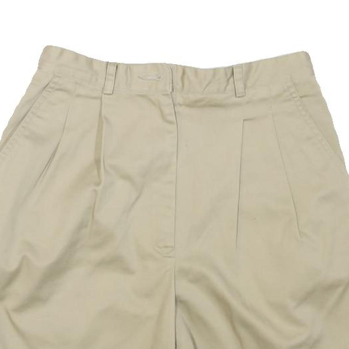RAFAELLA Womens Shorts Beige Casual Plain S W24 Comfortable Button Closure