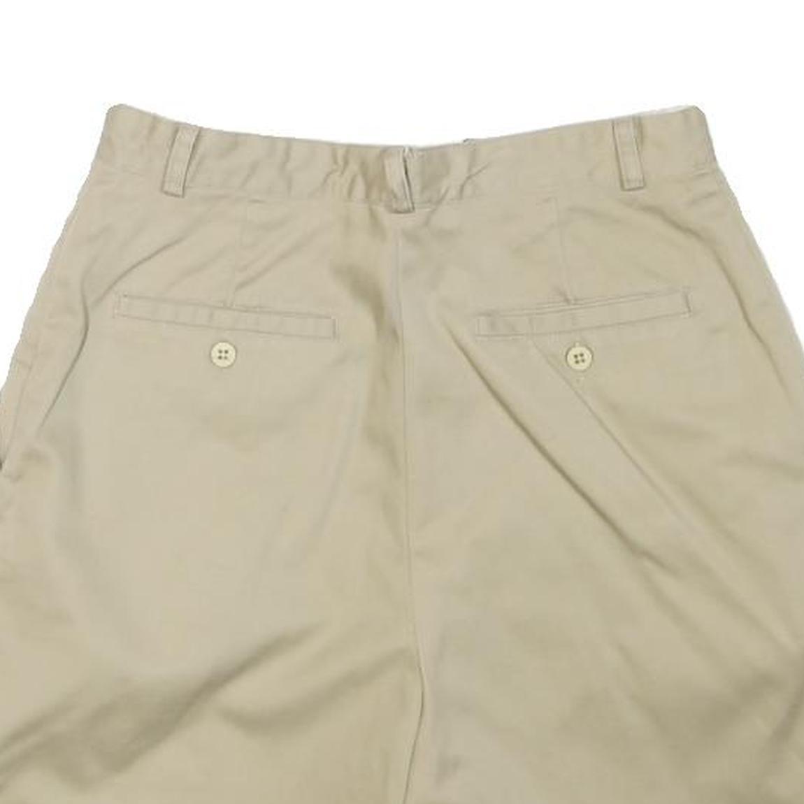 RAFAELLA Womens Shorts Beige Casual Plain S W24 Comfortable Button Closure