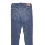 LEVI'S 711 Skinny Womens Jeans Blue Slim Skinny Denim Medium W26 L30 Stretch