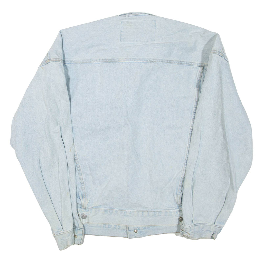 GUESS Mens Denim Jacket Blue L