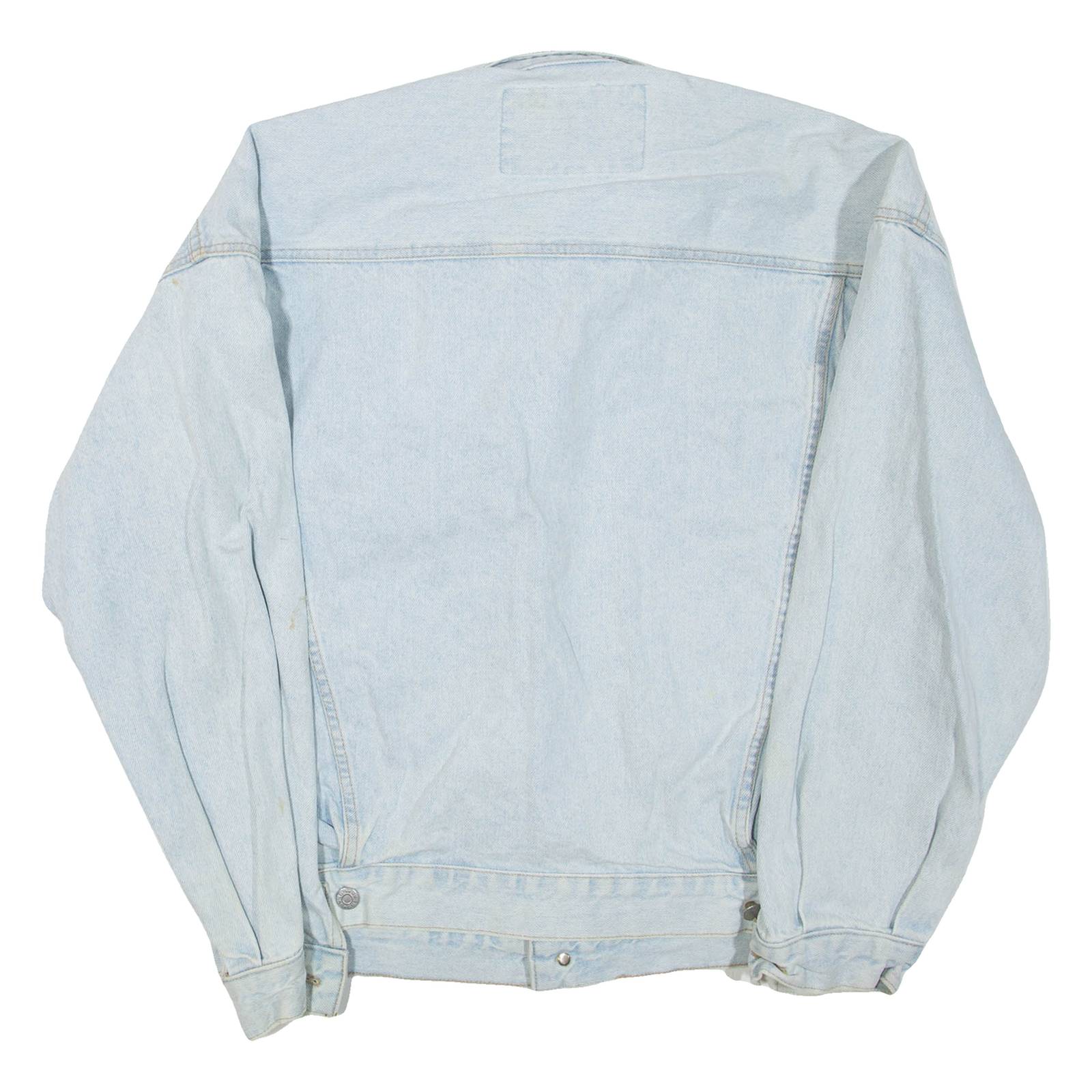 GUESS Mens Denim Jacket Blue L