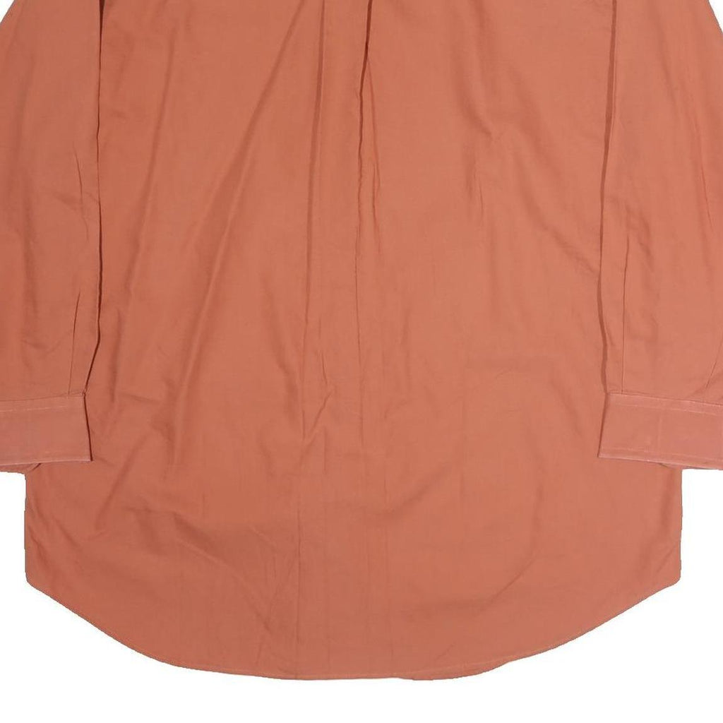 NAUTICA Mens Rust Orange Cotton Button-Down Shirt 2XL Classic Fit