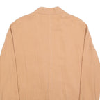 ZARA WOMAN Womens Beige Oversized Jacket S Polyester Blend Plain Lightweight