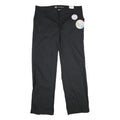 DICKIES Womens Black Relaxed Straight Cotton Blend Trousers W40 L36 Workwear Zip