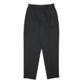 QUATTRO Womens Black Relaxed Tapered Trousers W28 L29 Tailored Polyester Blend
