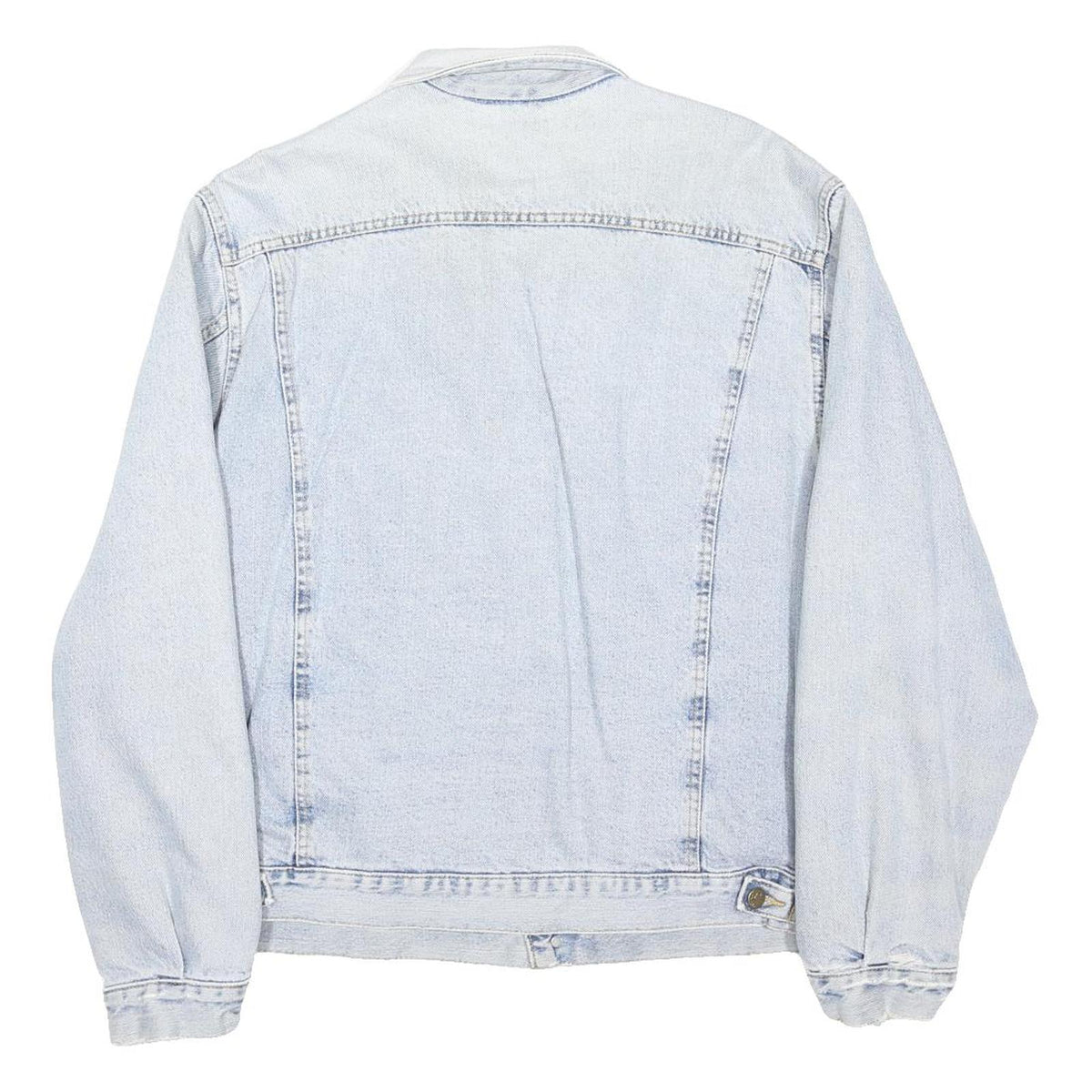 LEE Mens Blue Denim Jacket XL Cotton Blend Button Closure Casual Streetwear