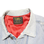 LEE Mens Blue Denim Jacket XL Cotton Blend Button Closure Casual Streetwear
