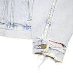 LEE Mens Blue Denim Jacket XL Cotton Blend Button Closure Casual Streetwear