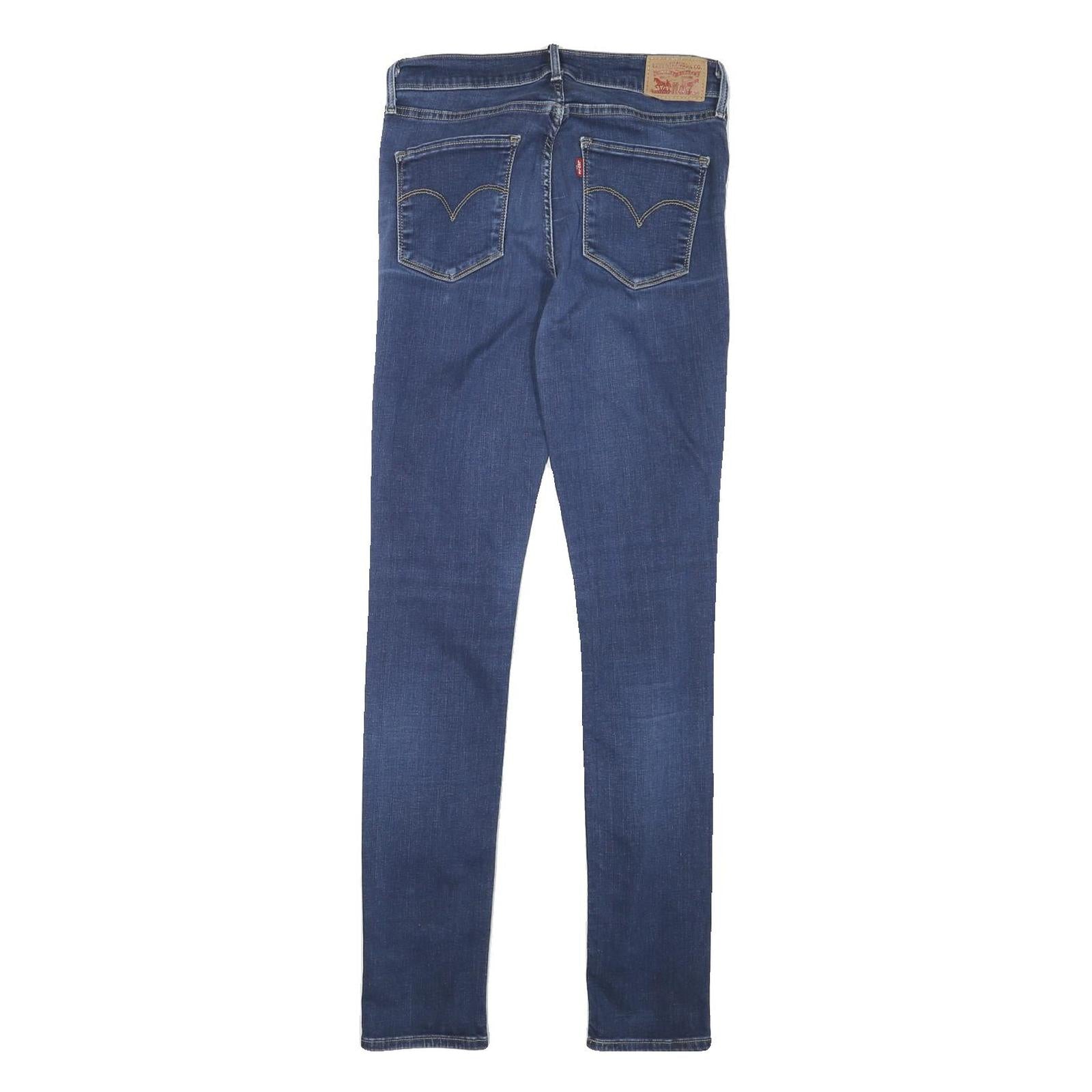 LEVI'S Womens Jeans Blue Slim Skinny Denim Medium Wash W27 L31 Classic Zip Fly