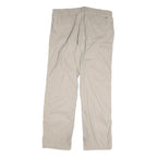 CARHARTT Mens Cotton Blend Beige Relaxed Straight Trousers W40 L34 Casual