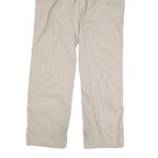 CARHARTT Mens Cotton Blend Beige Relaxed Straight Trousers W40 L34 Casual