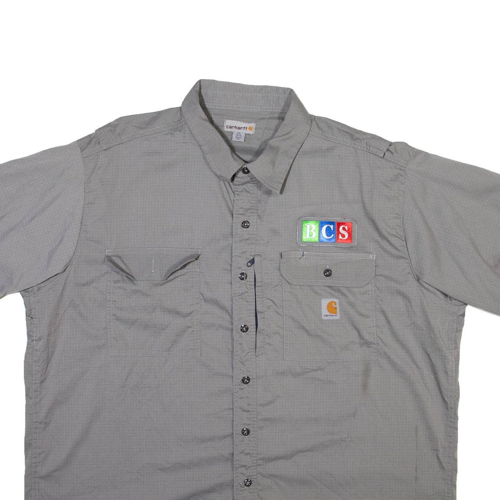 CARHARTT BCS Mens Plain Shirt Grey 2XL