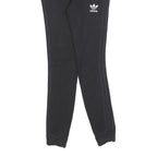ADIDAS Womens Joggers Black Slim Tapered UK 6 W26 L28 Casual Sportswear