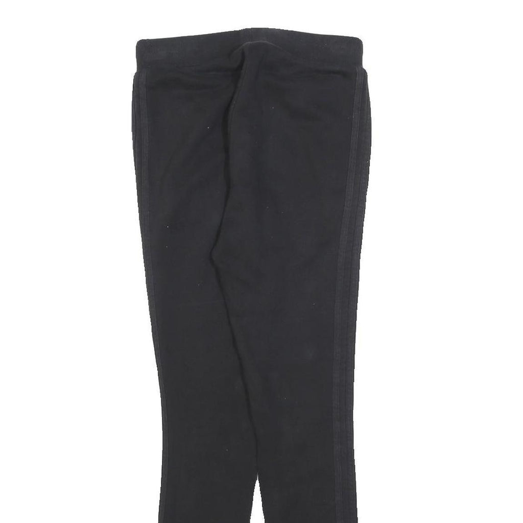 ADIDAS Womens Joggers Black Slim Tapered UK 6 W26 L28 Casual Sportswear