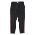 LEVI'S Womens Black Slim Drawstring Cotton Blend Trousers W23 L25 Casual