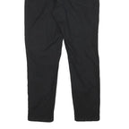 LEVI'S Womens Black Slim Drawstring Cotton Blend Trousers W23 L25 Casual
