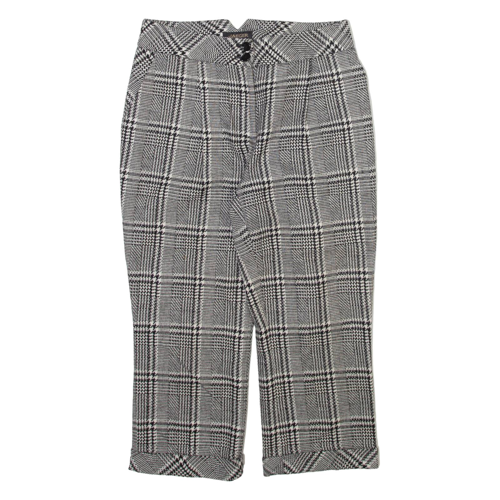 JAEGER Womens Trousers Grey Regular Straight Wool W30 L22