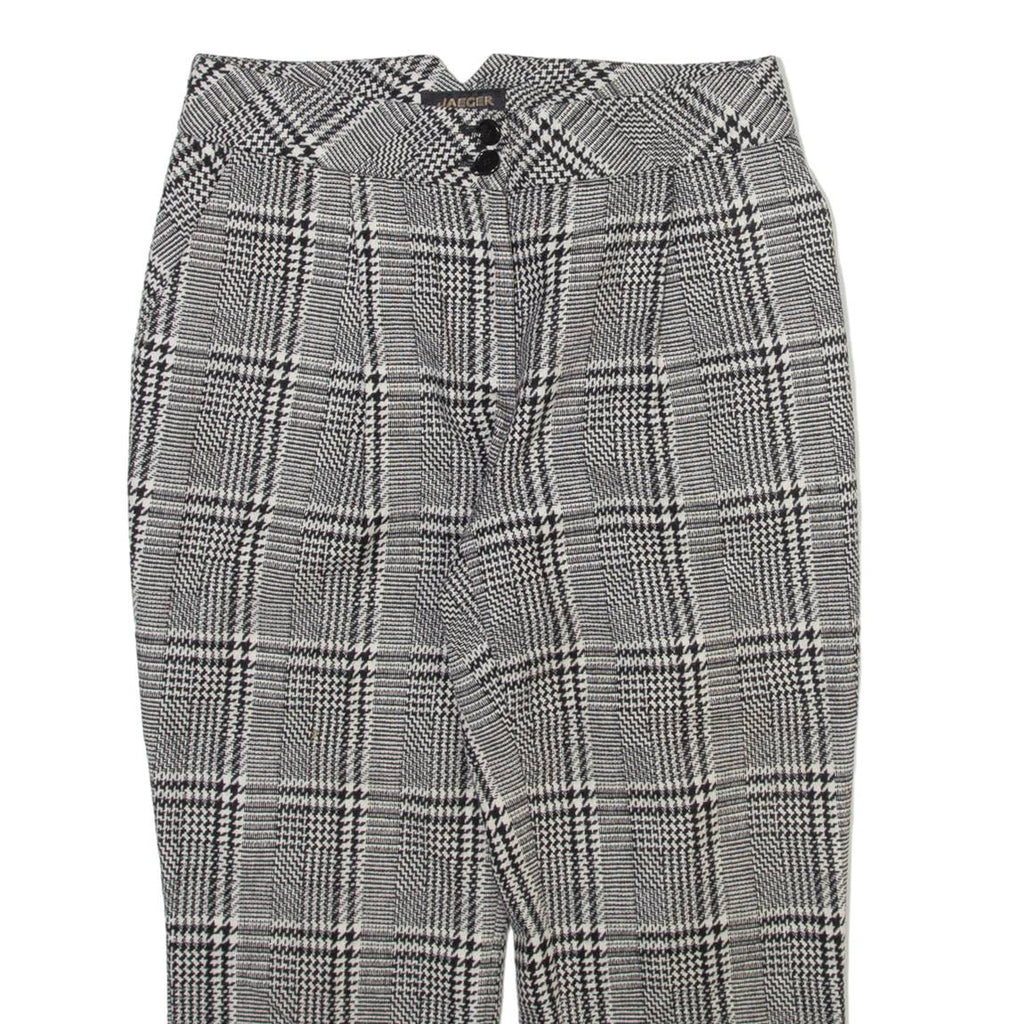 JAEGER Womens Trousers Grey Regular Straight Wool W30 L22