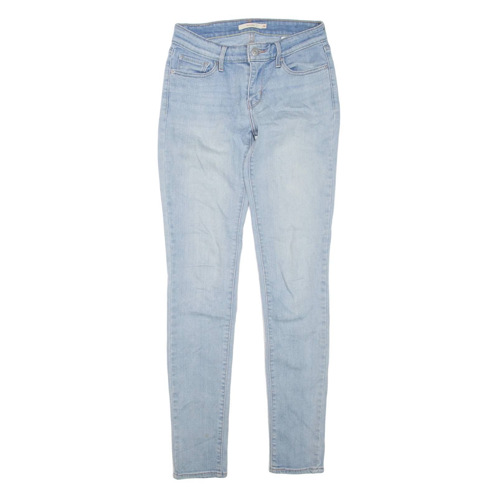 LEVI'S 711 Womens Jeans Blue Regular Skinny W26 L33