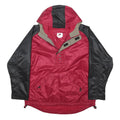 NIKE Mens Red & Black Outdoor Jacket M Polyester Blend Plain Sportswear