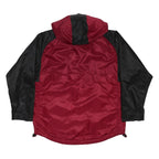 NIKE Mens Red & Black Outdoor Jacket M Polyester Blend Plain Sportswear