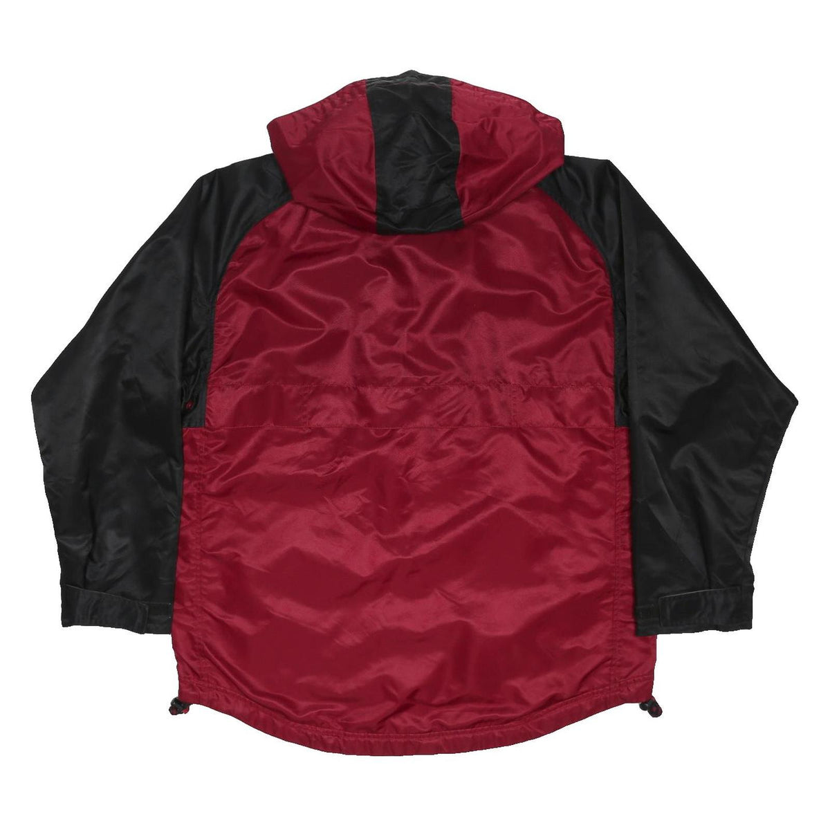 NIKE Mens Red & Black Outdoor Jacket M Polyester Blend Plain Sportswear