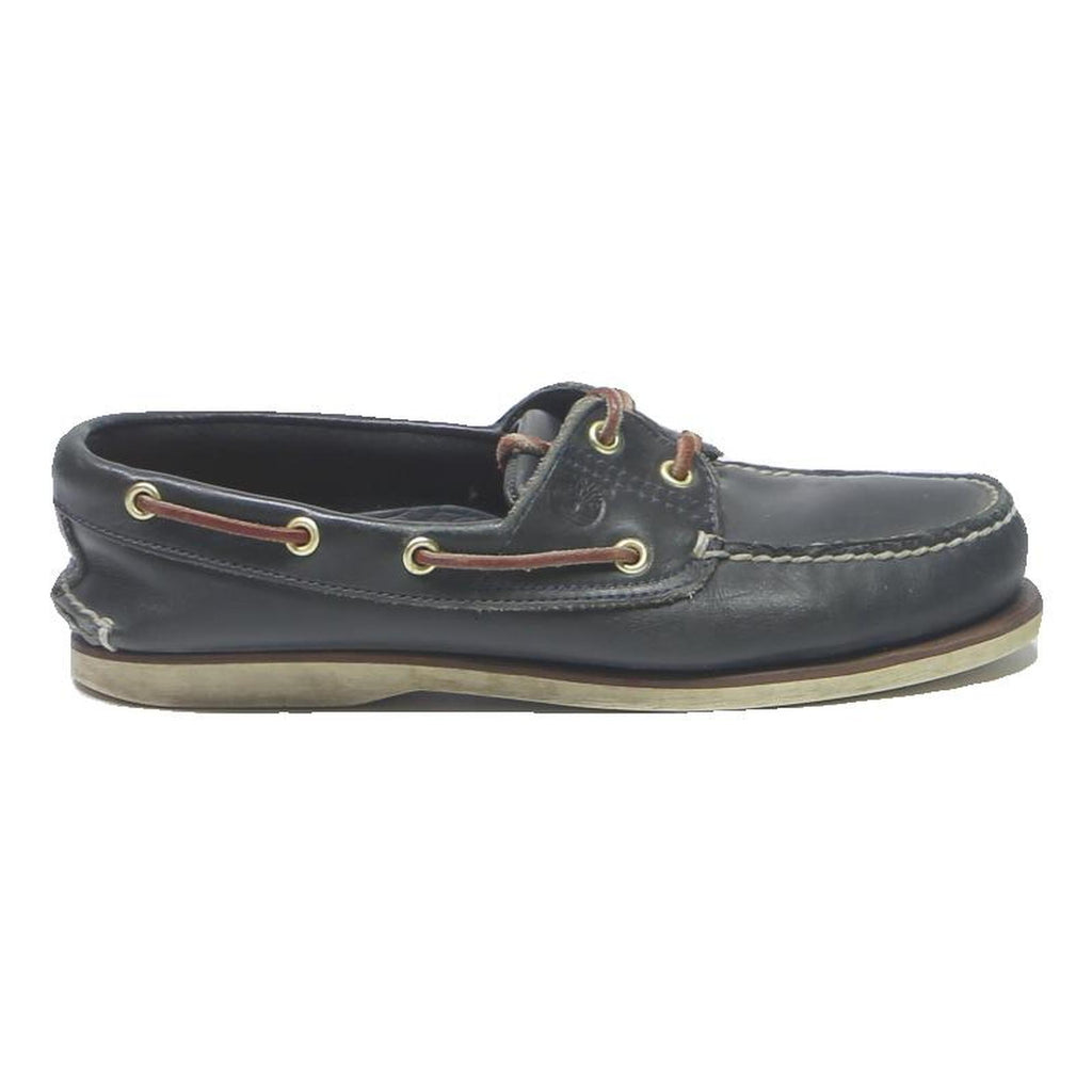 TIMBERLAND Mens Boat Shoes Loafers Leather UK 8 Casual Classic Design